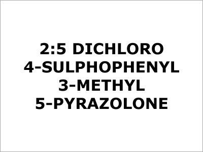 2 5 Dichloro-4-Sulphophenyl-3-Methyl-5-Pyrazolones