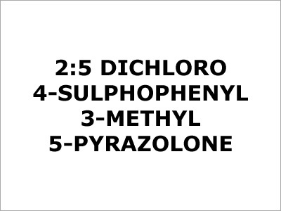 2 5 Dichloro-4-Sulphophenyl-3-Methyl-5-Pyrazolones