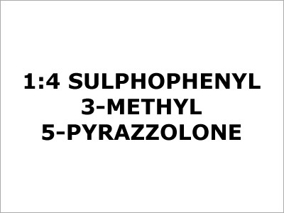 1 4 Sulphophenyl-3-Methyl-5-Pyrazzolone