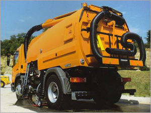 Sewage pipeline cleaning