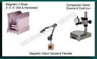 Magnetic V Blocks - Stainless Steel, 10-50 Millimeter Width | Silver, Easy To Operate, Ideal For Laboratory Use