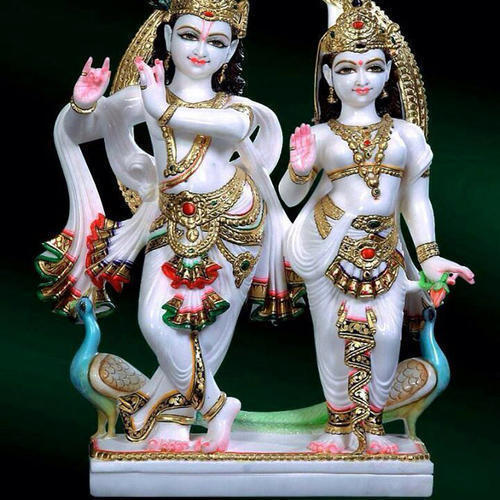 Radha Krishan Marble Statue