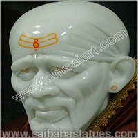 White Marble Sai Baba Statue