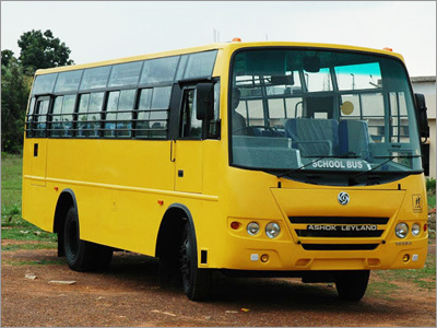 School Bus - Yellow, 6-8 Meters Length, 30-50 Passenger Capacity | Durable Build, Fuel Efficient Diesel Engine, BS-IV Emission Standards, Reliable Engine