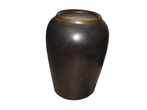 wooden vase