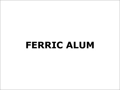 Industrial Ferric Alum