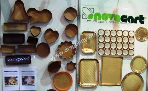 Paper Baking Moulds And Tray By DISPOLINE 