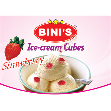Ice Cream Cube Strawberry