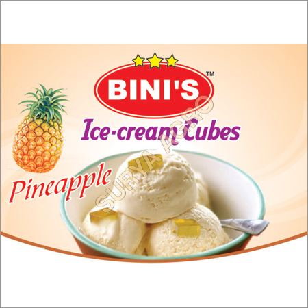 Ice Cream Cube Pineapple