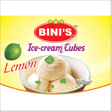 Ice Cream Cube Lemon