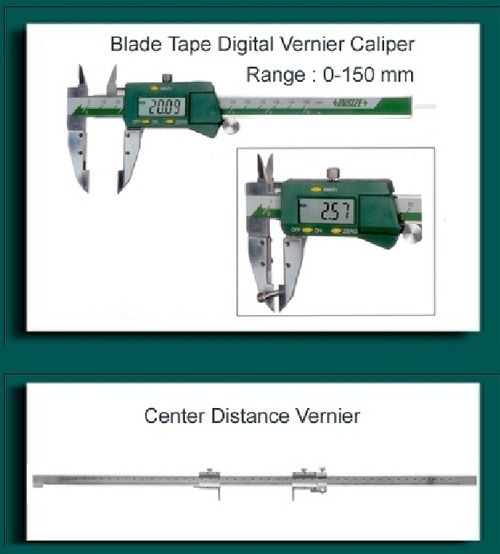 Green And Grey Blade Type Vernier Caliper