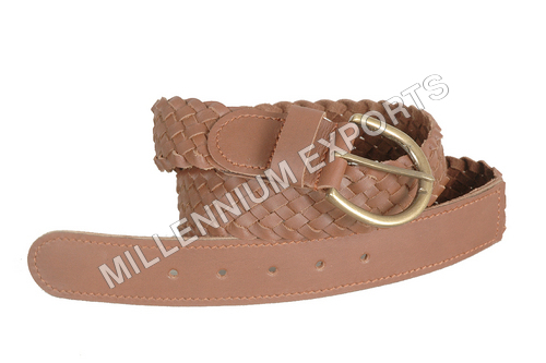 Ladies Braided Leather Belts