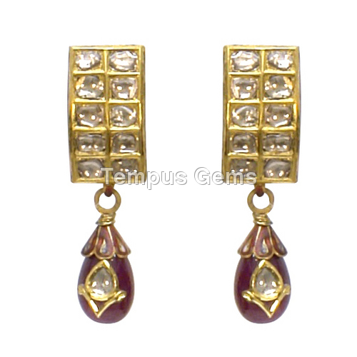 Ruby Diamond Earring