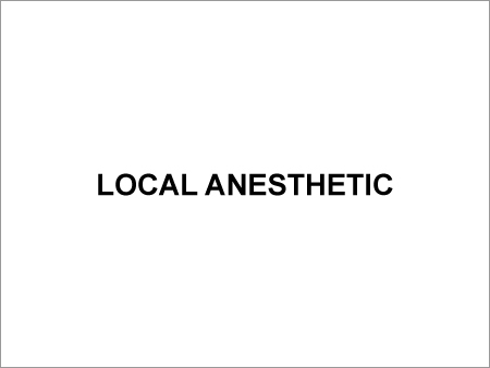 Local Anesthetic