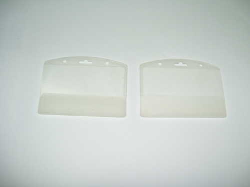 Plastic Cardholders - 3/4th Open