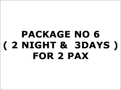 Package No. 6 (2 Nights & 3 Days) For 2 Pax