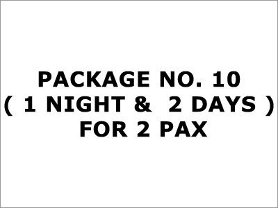 Package No. 10 (1 Night & 2 Days) For 2 Pax