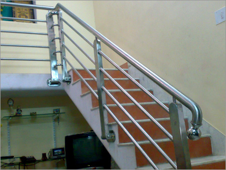 SS Fabricated Stairs Railing