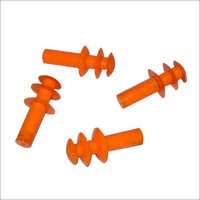 Silicone Ear Plug - 28mm X 13mm, Orange/yellow/blue/red/white, Christmas Tree Shape | Comfortable Fit, Lightweight Design, Reusable, Cord Optional