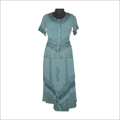 Long Cross Over Dress