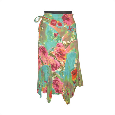 Long Printed Skirt