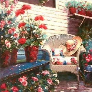 Garden Oil Paintings