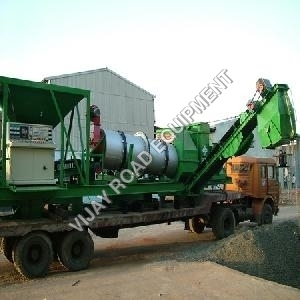 Drum Mix 25 Mobile Plant - Steel, 25 Tons Capacity | Mobile Operation, Uniform Hot Mix, Low Maintenance