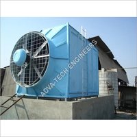 Cross Flow Cooling Tower - Frp Material, Customizable Dimensions | Axial Flow Fan, Belt Driven, 100-1000 Tr Cooling Capacity, Chemical & Corrosion Resistant