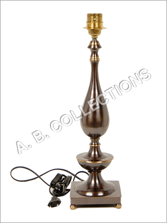 Brass Antique Four Bal In Base Bedside Flower Vase Table Lamp