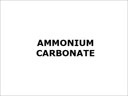 Ammonium Carbonate