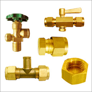 Brass Hardware Fittings - Brass, 6-25mm, Gold, 100 bar Pressure | Durable, Precise Pneumatic and Hydraulic Fittings