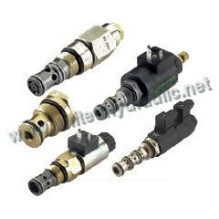 Golden & Black Hydraulic Cartridge Valves