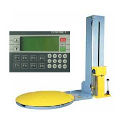 Automatic Pallet Wrapping Machine - Stainless Steel, Silver Color | High Durability and Efficient Wrapping Performance