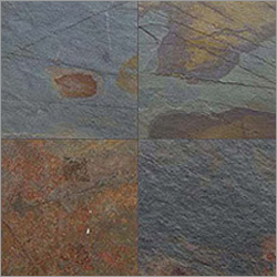 Indian Multi Color Slatestone - Slate, Customizable Size, Multi-Colored, Rectangular | Durable, Versatile, Weather-Resistant, Natural Finish