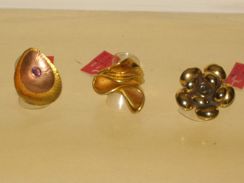 Gold Plated Silver Rings 