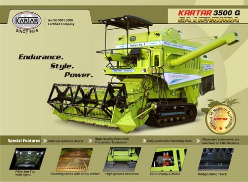 Track Combine Harvester