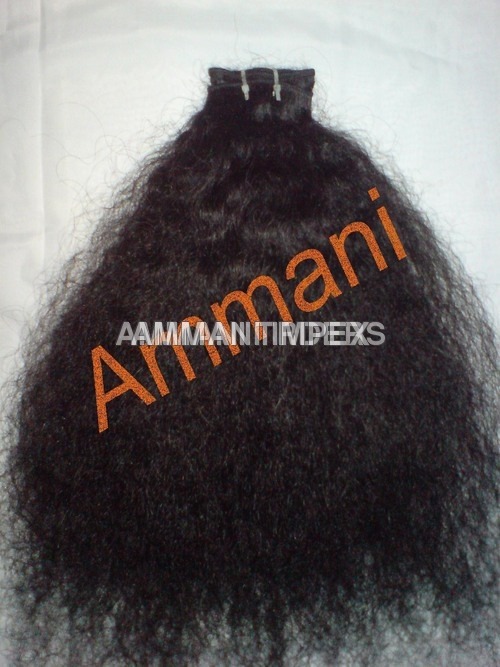 Indian Machine Wefted Curly Hair