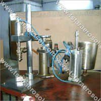 Aerosol Liquid Filling Machine - Stainless Steel, Capacity 1000b/h To 4000b/h | Air Compressor Driven, No Material Extraction, Corrosion Resistant, Efficient Performance
