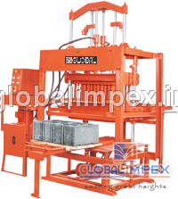 Hydraulic Operated Concrete Block Making Machine