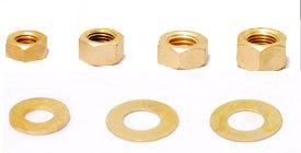 Brass Hex Nuts, Nuts and Washers