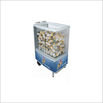 Impulse Cooler - Plastic Material, Variable Capacity, Elegant White Design | Low Energy Consumption, Easy Installation, High Product Visibility