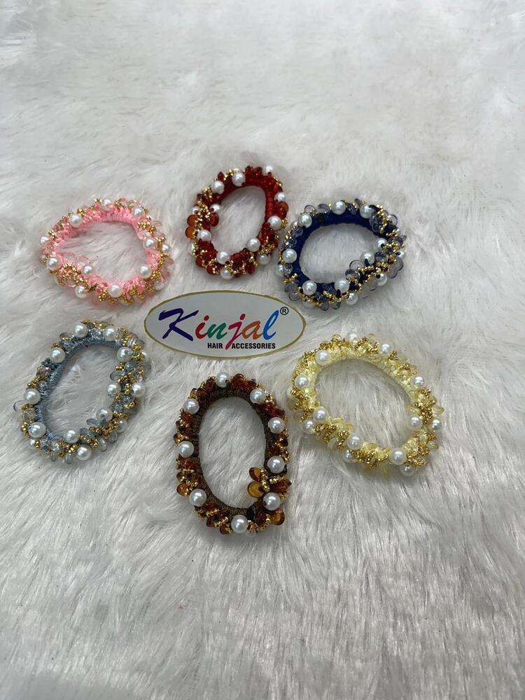 Beaded Hair Accessories Ruffle