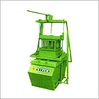 Manual Operated Concrete Block Making Machine