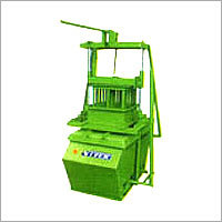 Manual Operated Concrete Block Making Machine