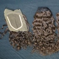 Bleached Colour Human Hair - 457.2mm Length, 100g Weight | Stylish Look, Tangle-free, Long Lasting Shine