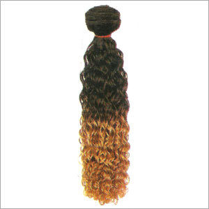 Remy curly Human Hair Machine Weft