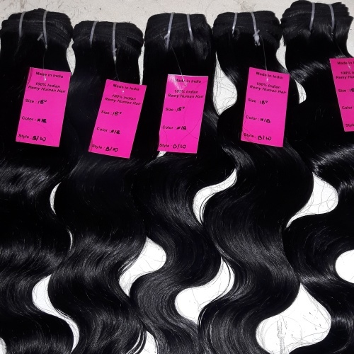 Virgin Wavy Human Hair Machine Weft