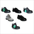 Safety Shoes - Leather, Black | Waterproof, Male Fit, Durable, Skin-friendly, Reusable, Warranty Available