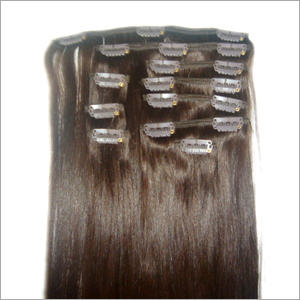 Remy Hair Extensions - Remy Human Hair, Clip-in, Dark Brown, Straight | Natural Look, Tangle Free, Adds Volume, Smooth Texture