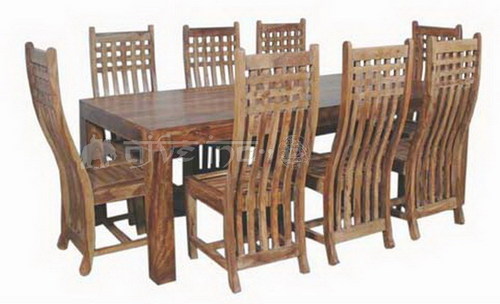 wooden dining set